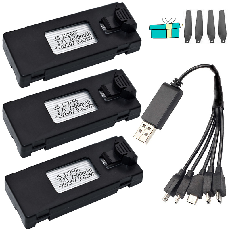 3.7V 2600Mah Drone Batteria RC - Eachine Drone E58 recensione e prezzo