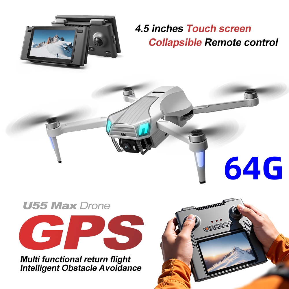 Drone RC NCZOBOE U55 con Doppi - Drone Gimbal 2 Axis recensione e prezzo